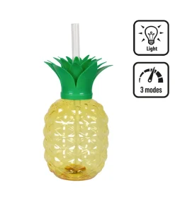 Ananas glas med LED lys