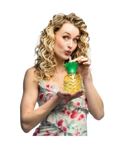 Ananas glas med LED lys