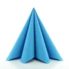 Aqua blå Airlaid servietter 24x24 cm