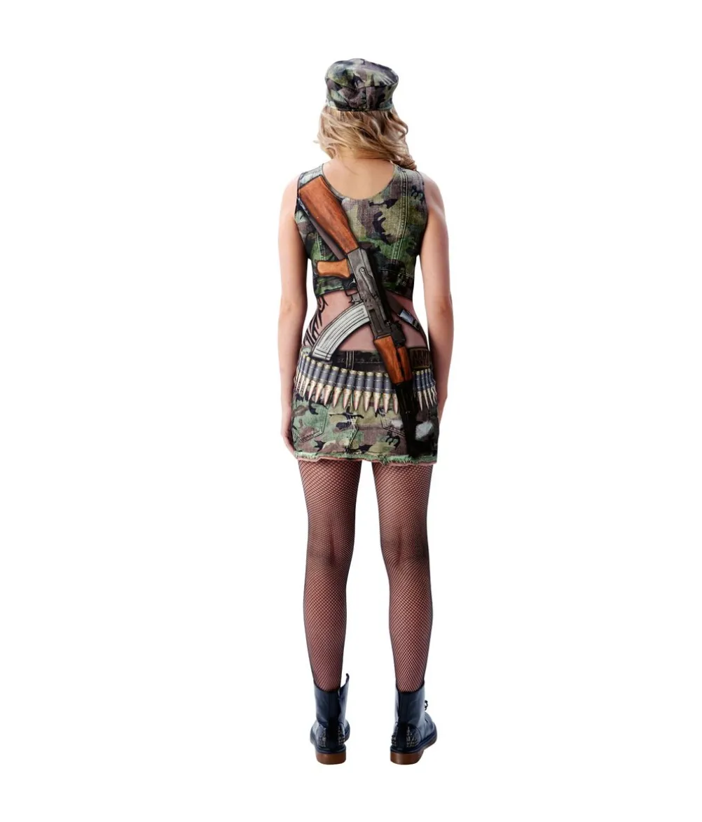 Army Annie kjole med cap