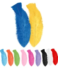 Assorterede fjer, 50 stk