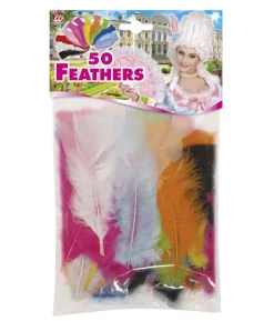 Assorterede fjer, 50 stk