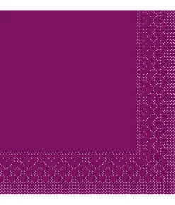 Aubergine servietter
