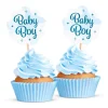 Baby Boy kagepynt, 12 stk