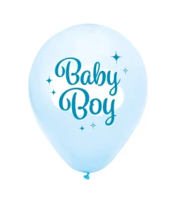 Baby Boy latex balloner, 8 stk