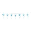 Baby Boy mini vimpelguirlande, 2 m