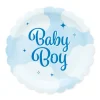 Baby Boy paptallerkner, 19 cm