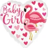 Baby Girl Flamingo folieballon