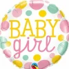Baby girl folieballon, 46 cm