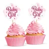 Baby Girl kagepynt, 12 stk