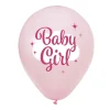 Baby Girl latex balloner, 8 stk