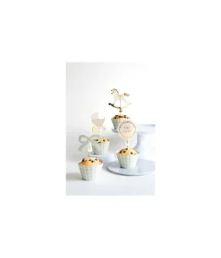 Babyshower muffinsæt, 9 cm