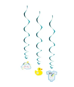 Babyshower Partysæt, lyseblå
