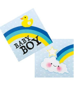 Babyshower Partysæt, lyseblå