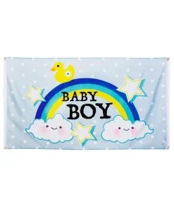 Babyshower Partysæt, lyseblå