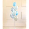 Ballonbuket, blå pastel mix