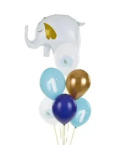 Ballonbuket dreng 1 år