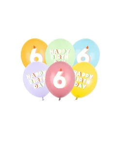 Ballonbuket Happy Birthday 6 år