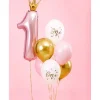 Ballon buket One lyserød