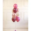 Ballonbuket, rød mix