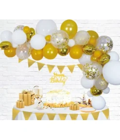 Ballon dekorationssæt, guld