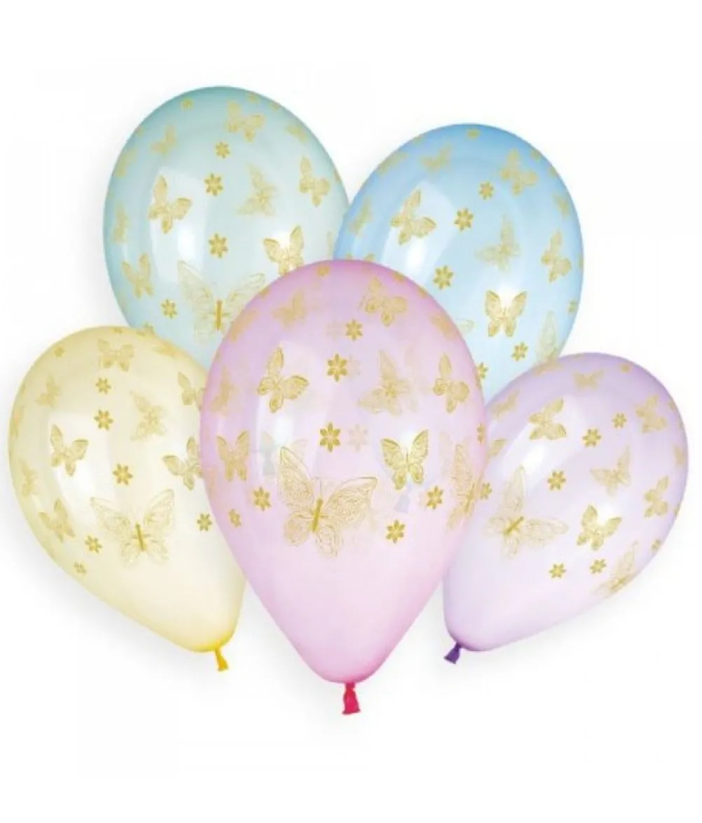 Balloner Sommerfugle 5 stk