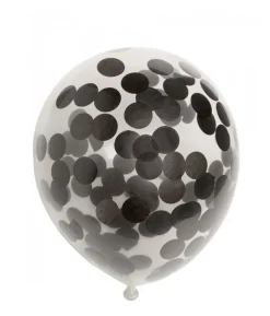 Balloner, sort konfetti