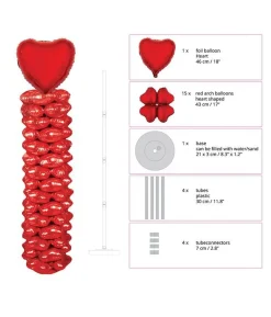 Ballontårn Valentinsdag