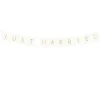 Banner Just Married, hvid