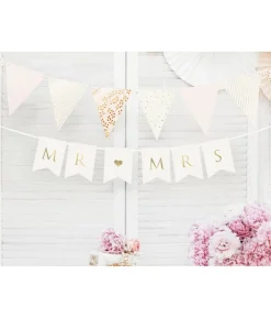 Banner Mr. & Mrs hvid