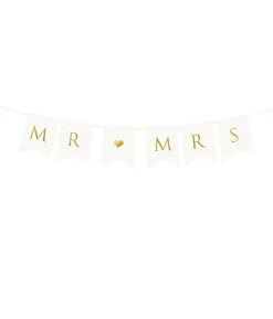 Banner Mr. & Mrs hvid