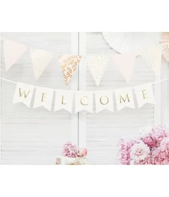 Banner Welcome hvid