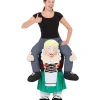Bavarian Lady Piggy Back