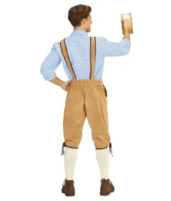 Bavarian tyrolerbukser, lysebrun