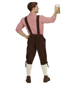 Bavarian tyrolerbukser, mørkebrun