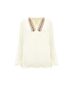 Beige Hippie bluse