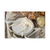Beige velourbånd, 15 mm