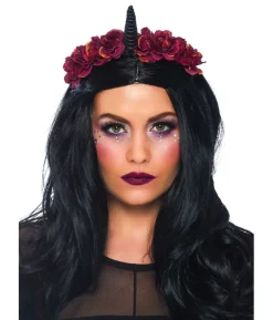 Black velvet enhjørning hårbøjle