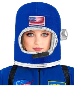 Blå astronaut hjelm, barn