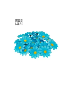 Blå blomster, 20 stk