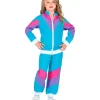 Blå 80er joggingdragt kostume
