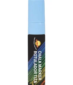 Blå flydende kridt pen