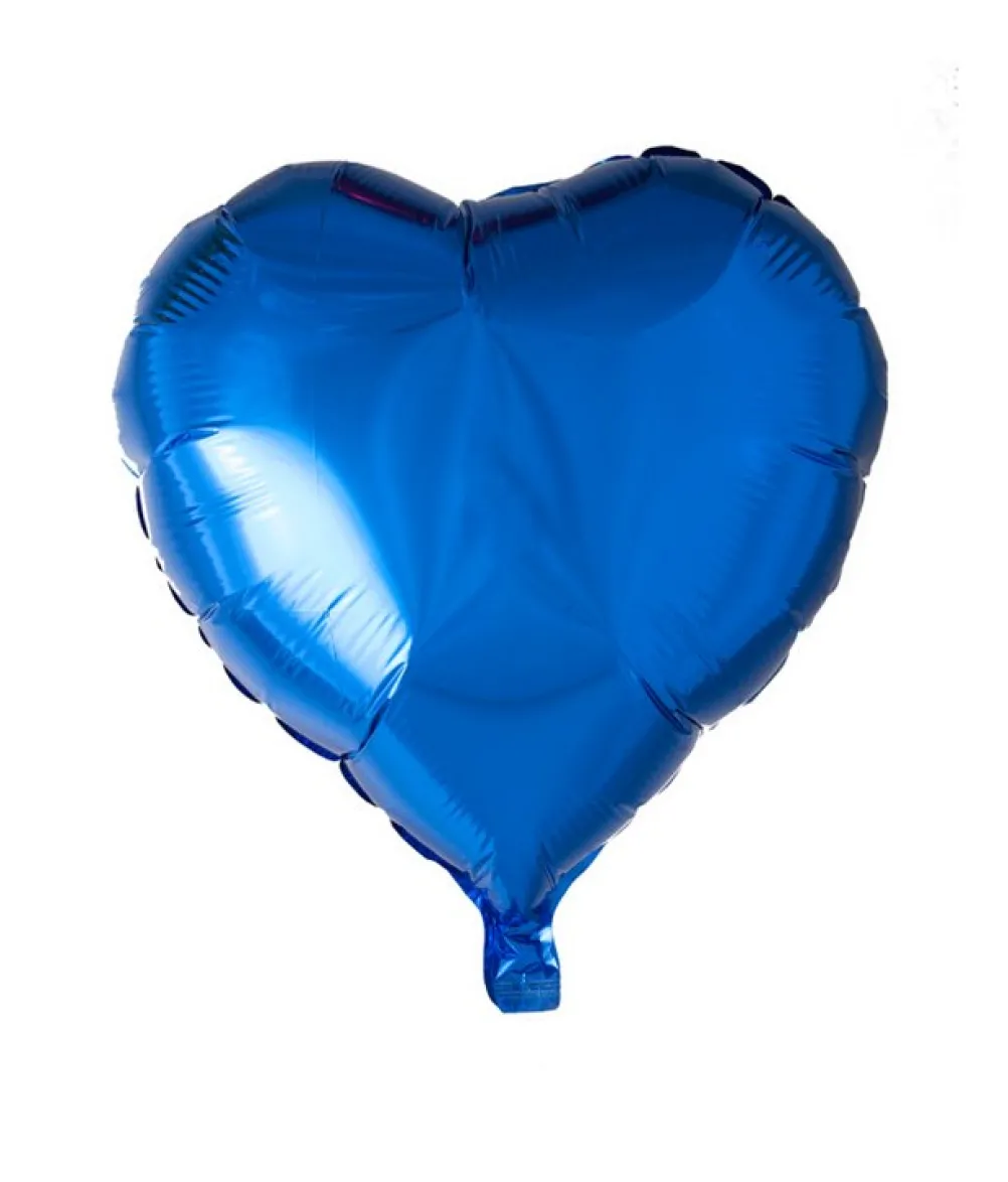 Blå folieballon, Hjerte