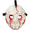 Blodig hockeymaske