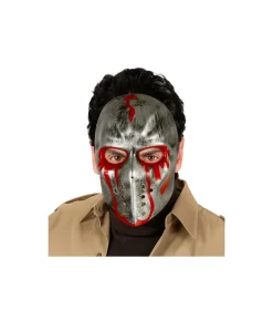 Blodig hockeymaske, sølv