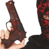 Blodig sort pistol