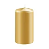 Bloklys metal Guld, 5x10 cm