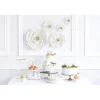 Blomster dekoration, lys creme