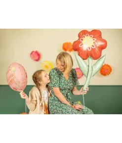 Blomst folieballon