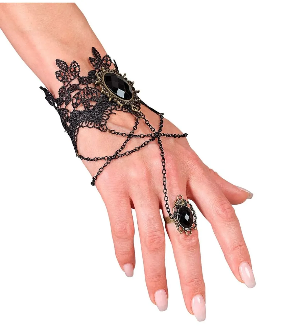 Blonde armbånd med ring